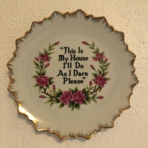 Vintage Wall Decor plate